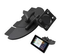 Soporte carplay ranura cd para pantalla carplay, adaptador bola 17 mm soporte cd slot desmontable 360°, soporte teléfono coche ranura cd compatible con pantallas 7-10 pulgadas carplay autoradio gps