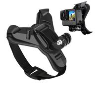 Soporte Casco de Moto Mento para GoPro Hero 13 12 11 10 9 8 7 6 5 para dji OSMO Action 5 Pro 4/3 para Session SJCAM Soporte de Cámara de Gancho J Silicona Antideslizante Cámara de Acción Accesorios