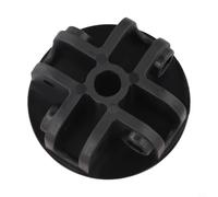 Soporte central de techo para cenador, conector de plástico de 4 vías para reparación de toldos, accesorio de junta resistente negro (1 unidad)