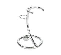 Soporte Cepillo Afeitar Porta Soporte de Brocha de Afeitar Soporte para Maquinilla de Afeitar de Seguridad Soportes para Accesorios de Afeitado Manual para Herramienta de Afeitar (Plata)