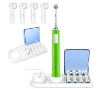 Soporte Cepillo de Dientes Eléctrico para Oral B con Tapa - Base Porta Cepillo Dientes Electrico - Soporte Cabezales Compatible con Oral B.