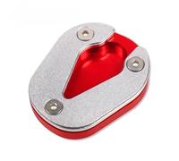 Soporte CNC para motocicleta, extensión de caballete lateral, placa soporte ampliada para S1000RR para S1000 RR S 1000 2019-2023 Kickstand Placa Pad(Red)