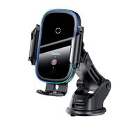 Soporte coche Baseus Bayern Edition con cargador inalámbrico 15W negro