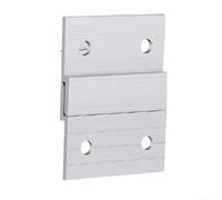 Soporte colgante en forma de Z de aluminio 2 piezas para paneles de señalización de exhibición de arte montados en la pared con diseño de gancho oculto (B)