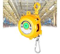 Soporte colgante para equilibrador de resorte, Spring Balancer Gancho de cable 1,5 metros Ajustable Retráctil Amarillo Múltiples rangos carga(30-40kg)