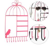 Soporte Colgante Para Joyas, Collares Y Pendientes De Pared Rosa