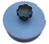 Soporte compacto para correa de reloj para aplicaciones de pulido compatible con múltiples anchos y grosores de correa (azul claro)