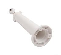 Soporte compacto para monitor de panel solar de 5,6 x 1,7 x 5,6 cm (blanco) | Diseño ajustable, se adapta a varios tamaños de panel, montaje seguro en pared, ángulo óptimo, acabado negro