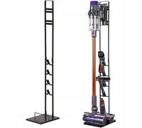 Soporte compatible con aspiradoras Dyson - Soporte de pie para V6 - V15 | Base de metal y soporte para accesorios | Sin taladrar | Compatible universal | 127 cm de altura