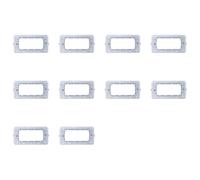 Soporte compatible con Bticino Matix 4 módulos, marco soporte para caja 502 503 504 506 (juego de 10/4 piezas)