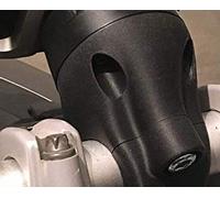 Soporte compatible con TomTom Rider 410/450/550 para manillares de 32-33mm Negro