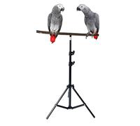 Soporte compatible con varias especies: este soporte para jaula sirve como soporte de aves versátil, acomodación de varias especies de pájaros, cómoda y habilita el uso de la estación de actividad al