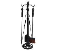 Soporte con la Base Y 4 Instrumentos De Chimenea Accesorios Casa Interior Deco