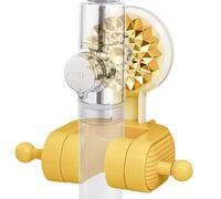 Soporte con para la alcachofa de la ducha - El dispositivo ajustable sin agujeros - Brazo de apoyo para la ducha | Para baño, casa, paredes, azulejos, esponja de y toallas