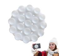 Soporte con para teléfono móvil, Soporte de Espejo para Ventana de Coche, Silicona, Espejo Ducha, succión Manos Libres, Accesorios