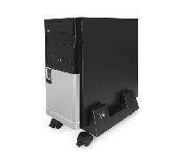 Ewent EW1290 - Soporte (Cart CPU Holder, Escritorio, 8 kg, Negro, ABS sintéticos, Horizontal)