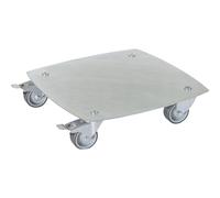 Soporte con ruedas para macetas Wagner, carga máx. 100 kg, acero, galvanizado