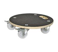 Soporte con ruedas para plantas XXL Grip (Diámetro: 38 cm, Madera)