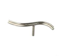 Soporte cóncavo para torneado de madera, soporte de acero inoxidable de forma especial con vástago de 16 mm, soporte curvado para tallado suave en tornos