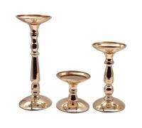 Soporte cónico de Hierro para centros de de Vacaciones en casa, candelabros