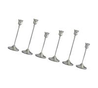 Soporte cónico de metal para candelabros de hierro, soportes decorativos, cenas, comedores, centros de mesa, soporte cónico de hierro