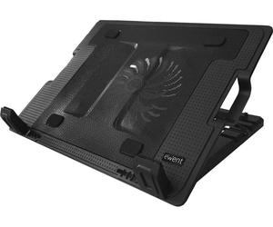 Soporte Cooler EWENT EW1258 (Portátiles - 17''- Negro)