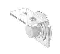 Soporte Coral Acuario Estante Acrílico Recipiente Coral Transparente con Ventosa Resistencia Prolongada Fácil Limpieza Adecuado para Pecera, 2 Agujeros