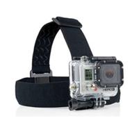 Soporte - correa para la cabeza ajustable phoenix para camaras sport & gopro hero 4 - 3+ - 3 - 2 - 1 de color negro con antideslizante elastic adjustable head strap