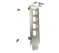 Soporte corto de perfil bajo para NVIDIA Quadro K1200 NVS 510 P400 P600 P620 P1000 K1200 NVS510 T600 T1000 con 2 tornillos