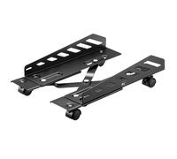 Soporte de ordenador con ruedas Carro para CPU 25 kg máx color negro