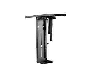 SOPORTE CPU EQUIP 650892 PARA INSTALACION BAJO MESA GIRATORIO 360§ ACERO COLOR NEGRO MAX. 10KGS 650892