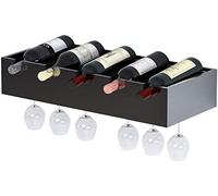 Soporte creativo para botellas de vino, nórdico, moderno, montado en la pared, soporte creativo para botellas de vidrio de alta calidad, estante de exhibición para colgar en restaurante, duradero