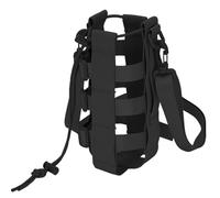 Soporte cruzado para botellas, soporte para bolsa de gimnasio, impermeable, con correa ajustable para el hombro, para senderismo, deportes al aire libre
