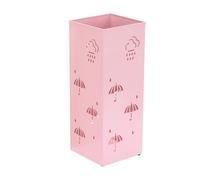 Soporte cuadrado para paraguas, soporte de entrada de metal, contenedor de almacenamiento para bastones, bastones, paraguas plegables, organizador del hogar, solución de puerta de pasillo para oficina