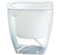 Soporte cuadrado transparente para plantas de riego automático, maceta de plástico ABS grueso para sistema de succión automático hasta 30 días, estilo europeo moderno (G103)