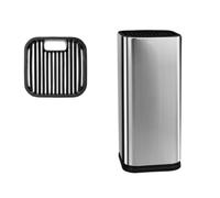 Soporte Cuchillos Cocina, Bloque Cuchillos Sin Cuchillos, Bloque Cuchillos Universal, con Ranura para Tijera y Orificio de Drenaje, para Guardar Varios Cuchillos y Tijeras