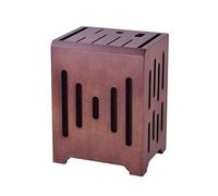 Soporte Cuchillos Cocina sin Cuchillos Soporte De Madera Para Cuchillos Cocina, Estante Almacenamiento Multifuncional, Bloque Para El Hogar, Montaje En Pared Knife Block(Walnut,16 * 12.5 * 22cm)