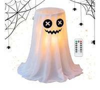 Soporte cuenco caramelos fantasma Decoración fantasma Halloween con luz LED