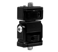 Soporte de 180 grados giratorio de 360 grados para monitores de inclinación de liberación rápida, zapata fría de 1/4 tornillo para cámara réflex digital, accesorios de fotografía