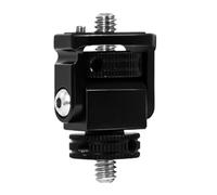 Soporte de 180 grados giratorio de 360 grados para monitores de inclinación de liberación rápida, zapata fría de 1/4 tornillo para cámara réflex digital, accesorios de fotografía
