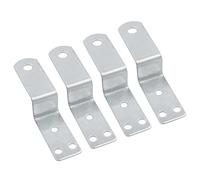Soporte de 4 piezas z para montar el soporte de esquina zshape metal pequeño para muebles marco de imagen gabinete de madera