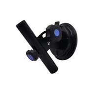 Soporte de abrazadera de aluminio resistente para mástil de bandera, ángulos de montaje ajustables para caravanas, barcos, camiones, campistas, vehículos, autocaravanas, soportes para postes de