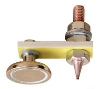 Soporte de abrazadera de cabeza magnética de soldadura con fuerte succión magnética de 3 kg para conexión a tierra rápida y reparación mecánica de cobre de hierro - Tamaño de disco de 36 mm