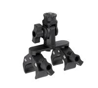 Soporte de abrazadera de cámara ajustable de 360 grados para transporte de motocicleta, cabeza de bola de tornillo de 1/4 pulgadas para tubo de 17 mm a 43 mm de diámetro, soporte ajustable para cámara