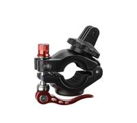 Soporte de abrazadera de cámara de rotación de 360 grados con círculos de silicona para Action 4 Go 3 para Insta360 X4 Pocket 2 Fimi Palm Bike Grabación de casco de manillar