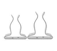 Soporte de abrazadera de gancho de barco de acero inoxidable 304 de grado marino con soporte cargado por resorte para un montaje seguro (S)