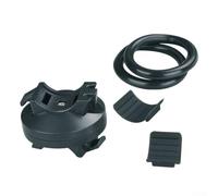 Soporte de abrazadera de linterna de bicicleta con correas de silicona para luz de antorcha LED, compatible con varios diámetros de bicicleta, rápido de instalar y quitar