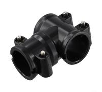 Soporte de abrazadera de montaje de tambor electrónico para estante de tubos, soporte de tambor de metal con diámetro interno ajustable de 22 mm/38 mm, negro (10 x 5,6 cm), compatible con almohadillas