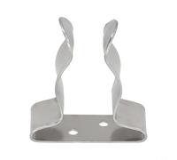 Soporte de abrazadera de resorte de acero inoxidable para ganchos de barco marino diseñado para una sujeción fiable sin deslizamiento (L)