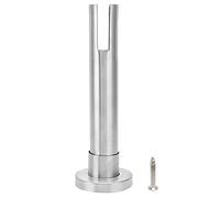 Soporte de abrazadera de vidrio Montaje de acero inoxidable Hardware de espiga de vidrio para baño público Inodoro Cocina Baño Acero inoxidable 304 20x6,5 cm 264 g